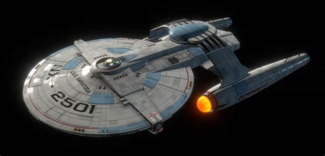 USS Saratoga (Star Trek Fan Design) - DownloadFree3D.com