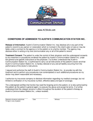 Fillable Online Acs Forms Austin S Communication Station Fax Email