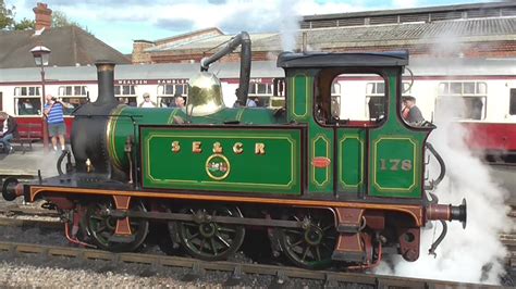 The Blue Bell Railway Secr P Class Blue And Green On Golden Arrow Pullman Train Youtube