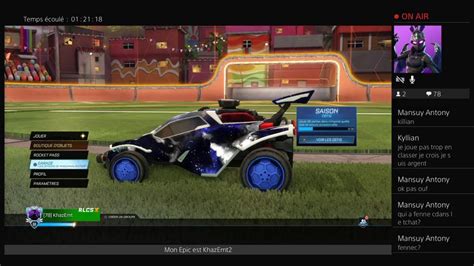 Live Rocket League Ps Trade Fr Rl Fr Je Cherche La Banniere Friand