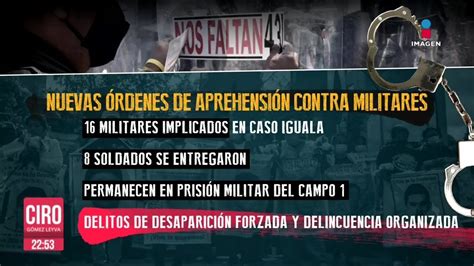 Giran nuevas órdenes de aprehensión contra militares por caso