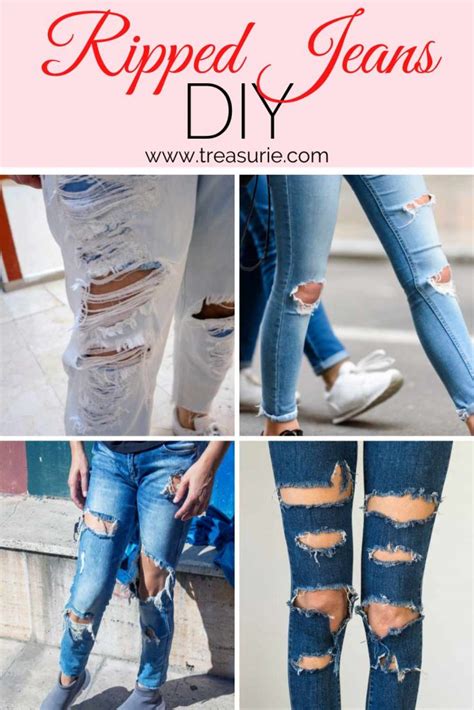 Diy Destroyed Jeans