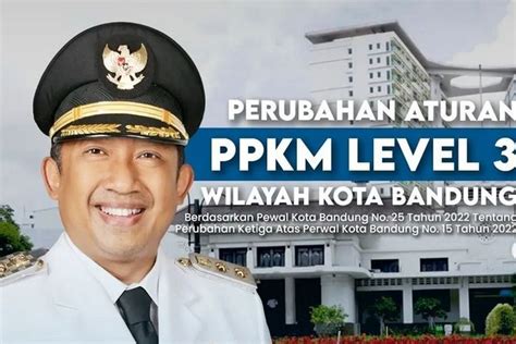 Perubahan Aturan PPKM Level 3 Wilayah Kota Bandung Berdasarkan Perwal