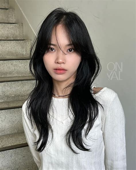 Korean Hair Style Onyad Long Hush Cut Matt Brown