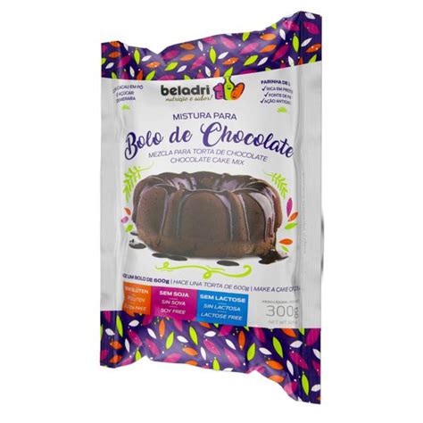 Mistura Para Bolo Chocolate Zero Lactose Sem Gl Ten Beladri Pacote G