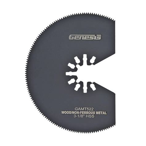 Genesis Universal 3 1 8 In Quick Fit HSS Segmented Oscillating Multi