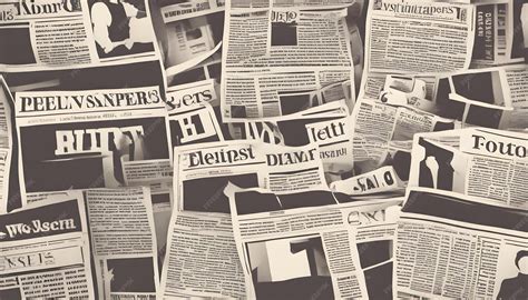 premium ai image newspaper journalist backgrounds