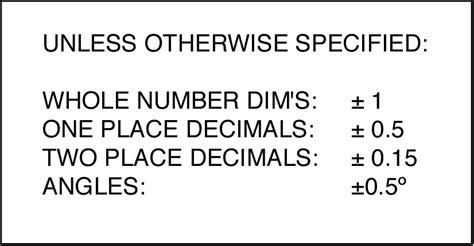 Title Block Tolerances and GD&T | Geometric Learning Systems