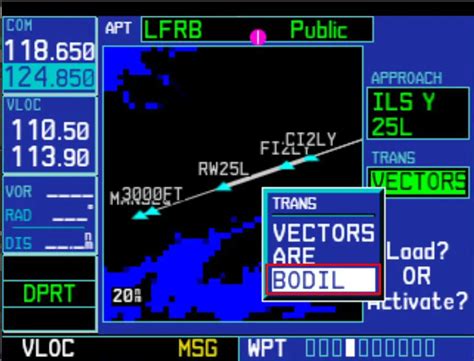 MSFS Tutorials GNS530 Load A Flight Plan With Simbrief Simvol