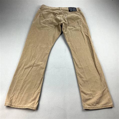 Levis 514 Pants Mens 32x30 Tan Chino Khaki Straight Depop