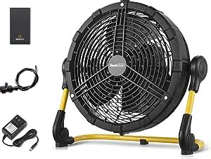 Amazon Geek Aire Battery Operated Fan Inch Rechargeable