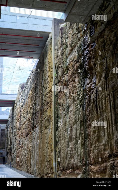 Sydney, Australia. 28th August, 2015. Views of Barangaroo Reserve after ... 