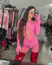 Tini Stoessel Stunning Hot Pink Outfit Photos AZNude
