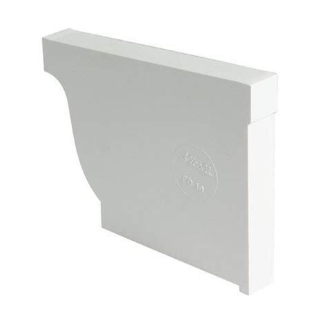 NICOLL Fond de gouttière droite Corniche Elite blanc UFD30B POINT P