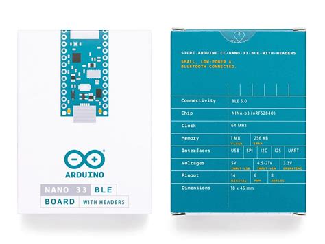 Arduino Nano 33 BLE with headers - Opencircuit