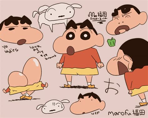 Shin Chan Doodle By Marofu On Deviantart