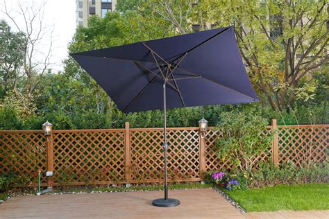 CozyHom 10 X 6 5 Ft Outdoor Rectangular Patio Umbrella Pool Umbrella