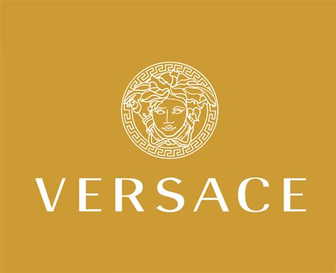 Versace Brand Logo With Name White Symbol Clothes Design Icon Abstract ...