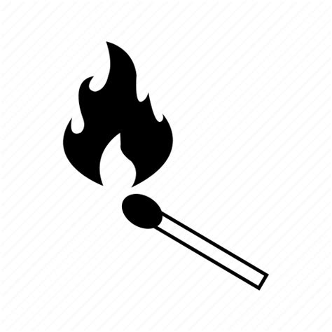 Fire Flame Match Stick Icon Download On Iconfinder