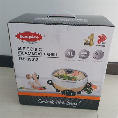 Bn Europace L Electric Steamboat Grill Tv Home Appliances