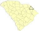 Dillon County, SC Map