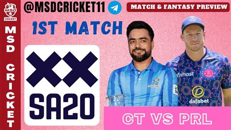 CT Vs PRL Dream11 Team Prediction In Tamil Cape Town Vs Paarl