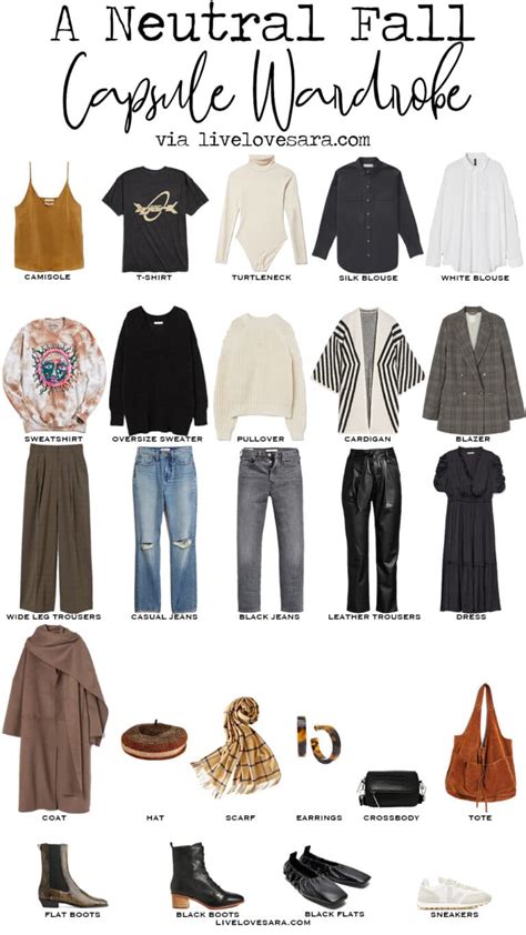 How To Build A Fall Capsule Wardrobe With Neutrals Livelovesara