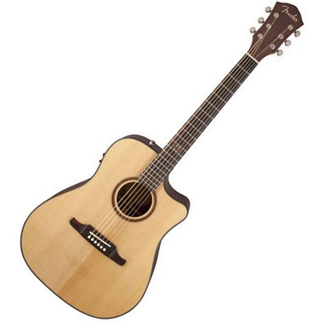 Fender F 1000ce Dreadnought Cutaway Electro Acoustic Guitar Natural At