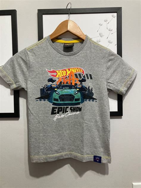 Camiseta Hot Wheels Roupa Infantil Para Menino Beto Carrero Usado Enjoei