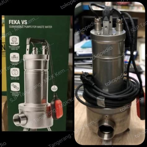 Jual Pompa Sirkulasi Air Kotor Sewage Pump Stainless Dab Feka Vs