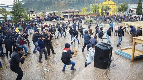 Tensión en Oxchuc toman presidencia Diario de Chiapas