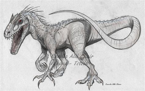 Indoraptor Vs Blue By Freakyraptor On Deviantart