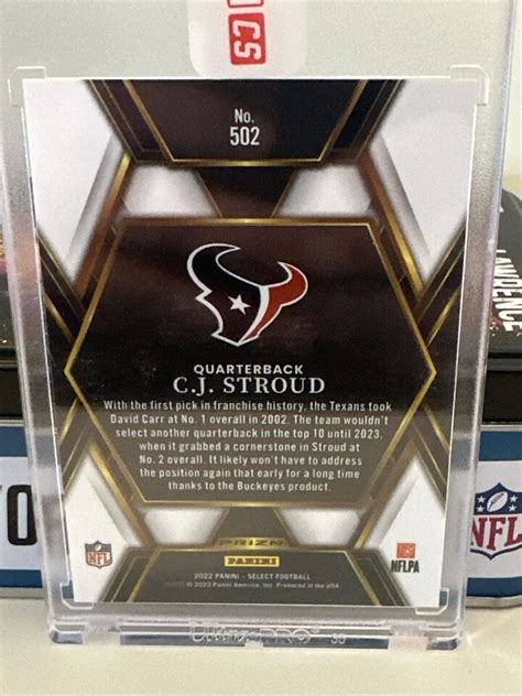 2022 Panini Select CJ Stroud Silver XRC Rookie 502 Texans RC EBay