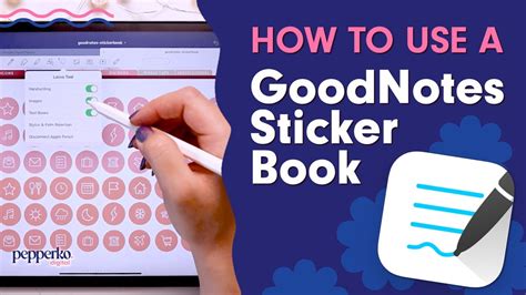 How To Use A GoodNotes Digital Sticker Book YouTube