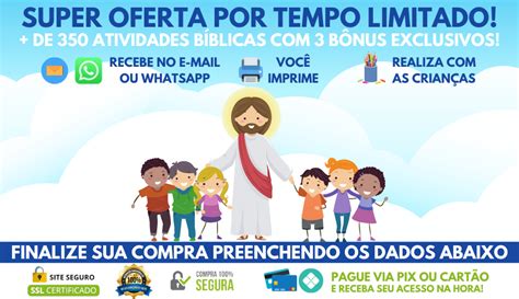 Sementinhas de Cristo Atividades Bíblicas Infantis