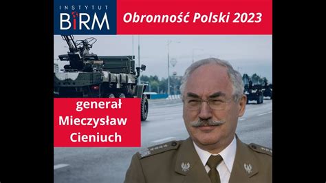 Plany Obrony Polski Gen Mieczys Aw Cieniuch Szef Sztabu Generalnego