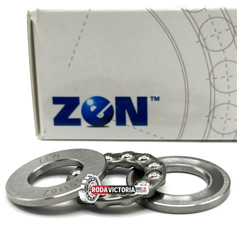 ZEN S51102 AXIAL DEEP GROOVE BALL BEARING STAINLESS STEEL 15x28x9 Mm