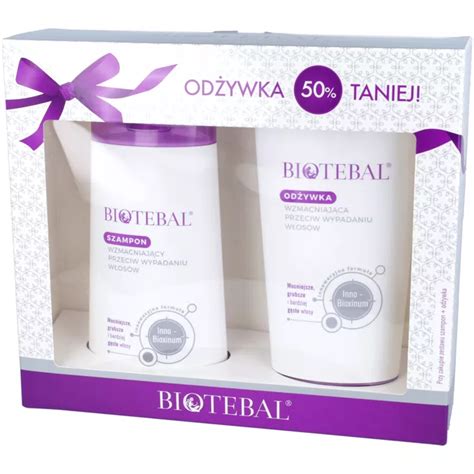 Biotebal Zestaw Szampon Przeciw Wypadaniu Włosów 200 Ml Odżywka