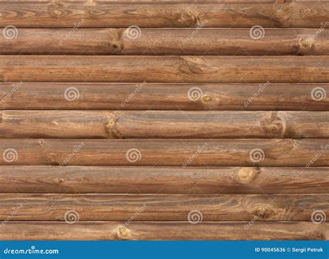 Texture En Bois De Mur De Rondin De Brown Photo Stock Image Du