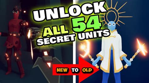 Open The Secret Doors How To Unlock All 54 Secret Units Map