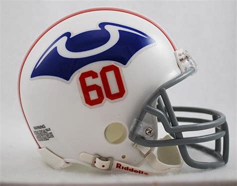 New England (Boston) Patriots 1960 Throwback Z2B Replica Mini Helmet ...