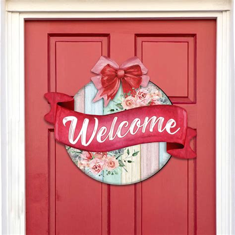 Personalized Front Door Welcome Sign - Add a Warm Greeting to Your Home ...