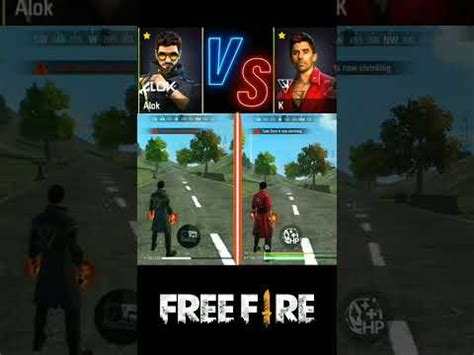 DJ ALOK VS K CHARACTER CHARACTER ABILITY TEST FREE FIRE