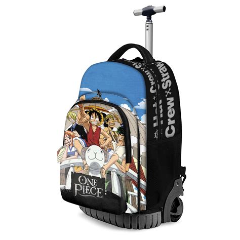 MOCHILA ESCOLAR CON RUEDAS GTS FAN ONE PIECE PIRATES