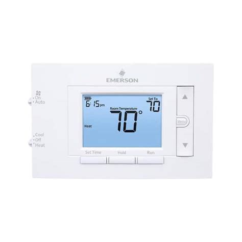 Emerson 80 Series 7 Day Programmable Single Stage 1h1c Thermostat 1f83c 11pr The Home Depot