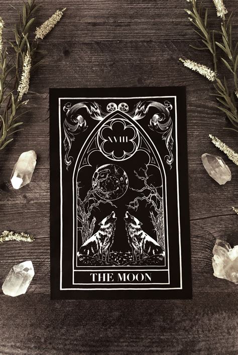 The Moon Tarot Card Back Patch Artofit