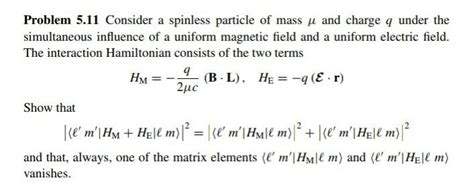 Solved Problem 5 11 Consider A Spinless Particle Of Mass U Chegg