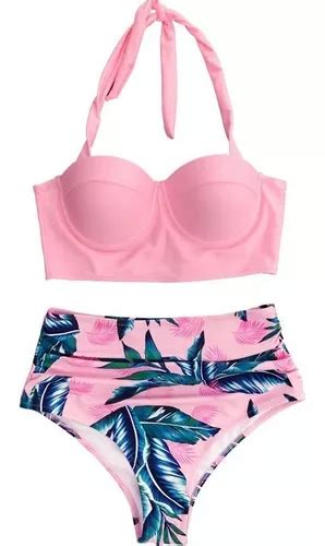 Traje De Ba O Sqy Con Estampado De Sexy Bikini Para Mujer Meses Sin