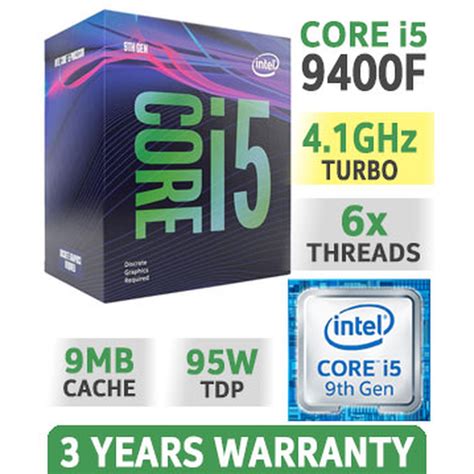 PROCESSOR INTEL CORE I5 9400F | SIPLah