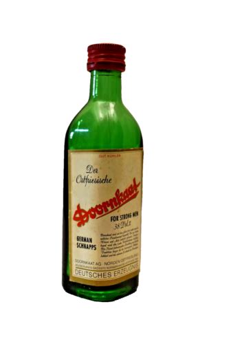 Vintage Doornkaat Bottle Miniature Empty German Schnapps Advertising